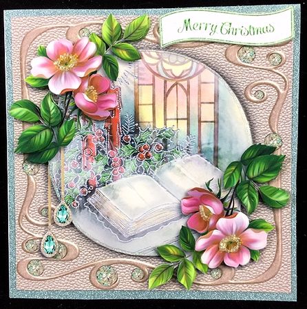 Frosted Christmas Orb Book by Peggy Stogdill