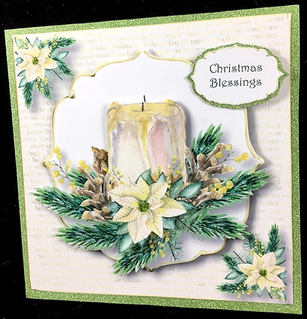 White & Gold - The Candle by Peggy Stogdill