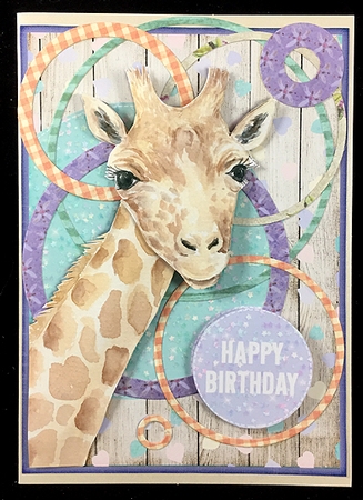 Happy Birthday Topper 1505 - 1 by Peggy Stogdill