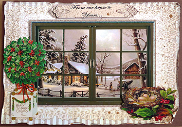Vintage Christmas in Sepia by Peggy Stogdill