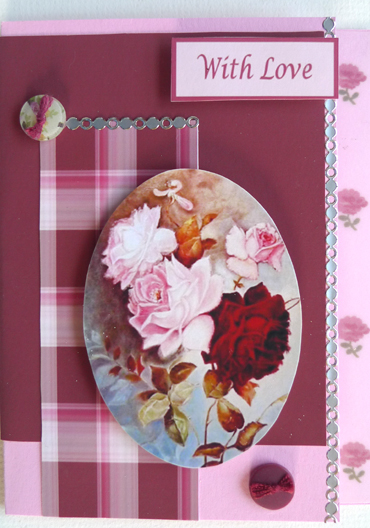 Oval Rose by Peggy Stogdill