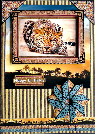 Leopard - Borders and Tiles by Peggy Stogdill