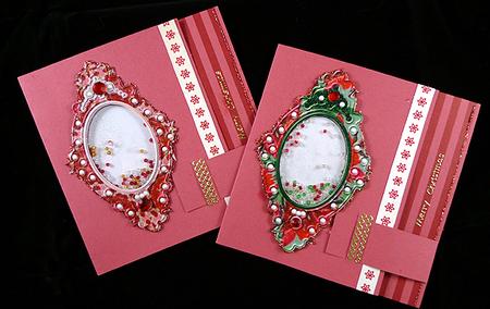 Fancy Red Tag Frames by Peggy Stogdill