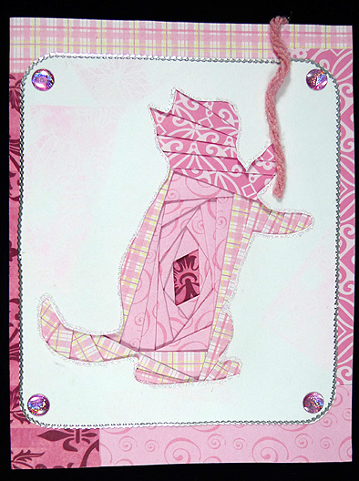 Playful Kitten Iris Folding Pattern by Peggy Stogdill