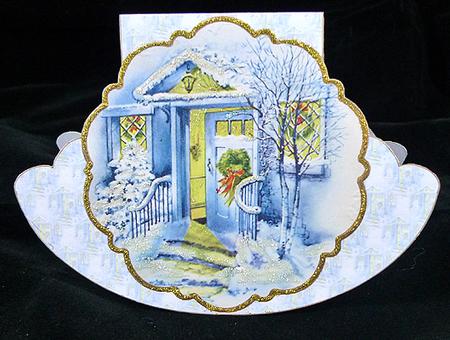 Vintage Christmas Welcome by Peggy Stogdill