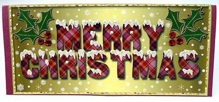 Letter Fold Christmas Card 1 by Peggy Stogdill
