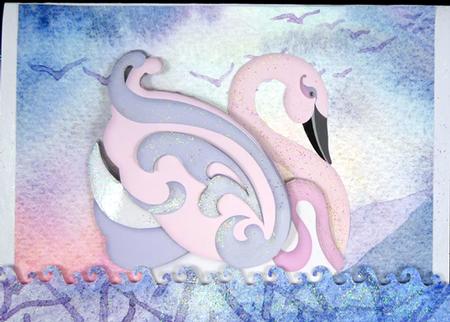 Swan 3 3D Decoupage Sheet by Peggy Stogdill