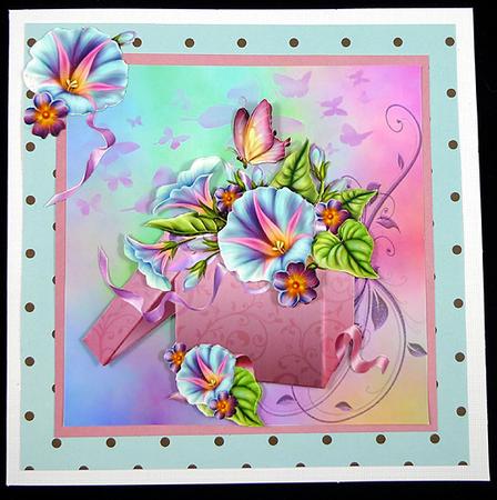 Boxed Morning Glory Step by Step by Peggy Stogdill
