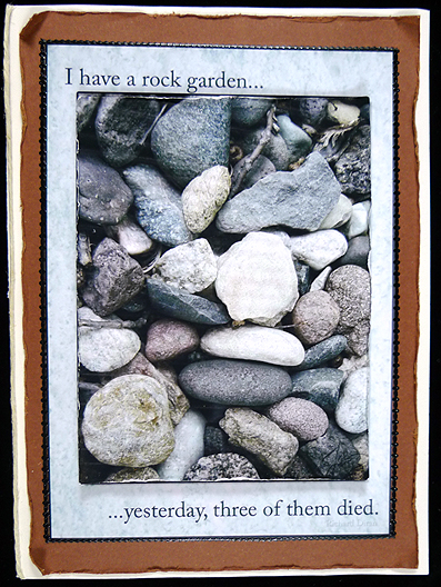 Green Thumb, A5 Quick Card by Peggy Stogdill