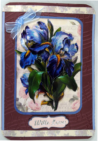 Vintage Iris by Peggy Stogdill