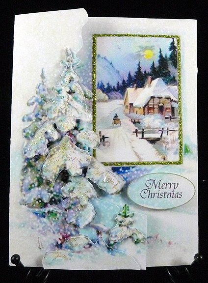 Vintage Winter Scenery (1) by Peggy Stogdill