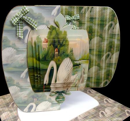 Vintage Swan Fold Back Capsul Kit by Peggy Stogdill