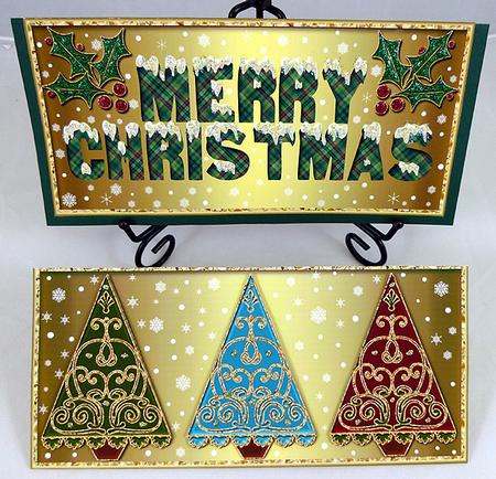Letter Fold Christmas Card 8 by Peggy Stogdill