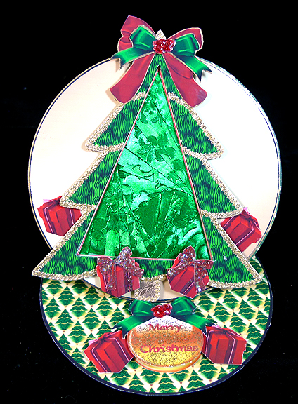 Green Christmas Tree If Easl Kit by Peggy Stogdill