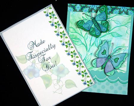 Card Protector Morning Glory 4x6 Portrait by Peggy Stogdill