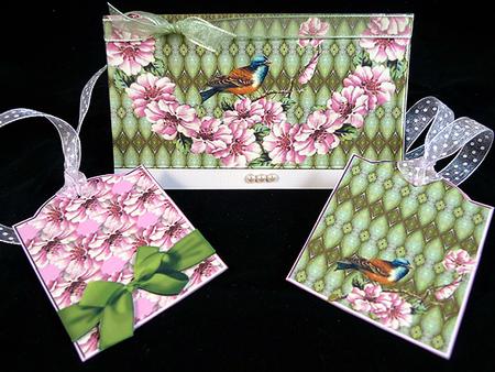 Little Birdie Card and Tag Set by Peggy Stogdill