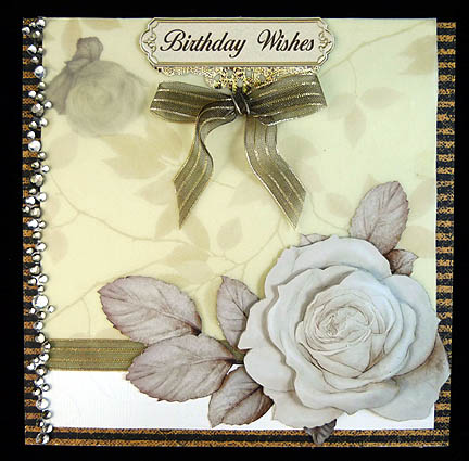 Vintage Rose Decoupage Sheet by Peggy Stogdill