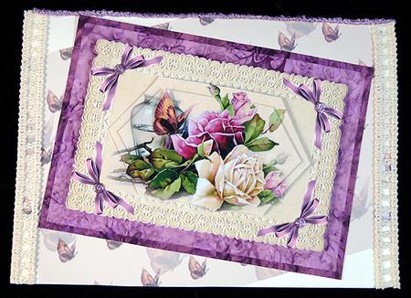 Butterfly Backing 2 by Peggy Stogdill