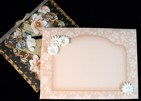 Pretty Floral 5" x 7" Card Box Mini Kit by Peggy Stogdill