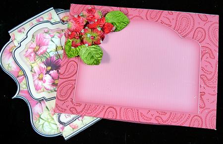 Paisley 5" x 7" Card Box Mini Kit by Peggy Stogdill