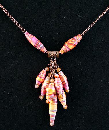 Coordinated Bead Sampler #2 by Peggy Stogdill