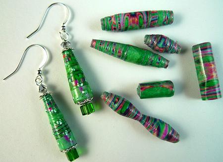 Coordinated Bead Sampler #8 by Peggy Stogdill