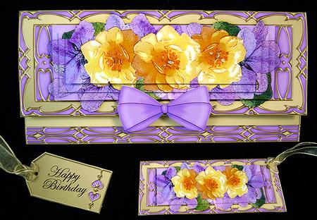 3D Offset Dl Spring Bouquet Pyramage Mini Kit by Peggy Stogdill