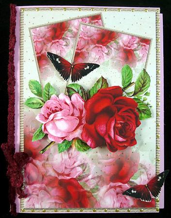 Vintage Red Roses All Occasions by Peggy Stogdill
