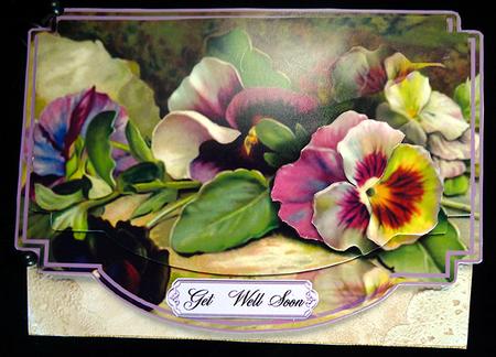 Lovely Get Well Soon Card by Peggy Stogdill