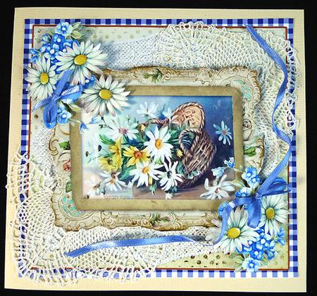 Vintage Happy New Year Topper & Decoupage by Peggy Stogdill