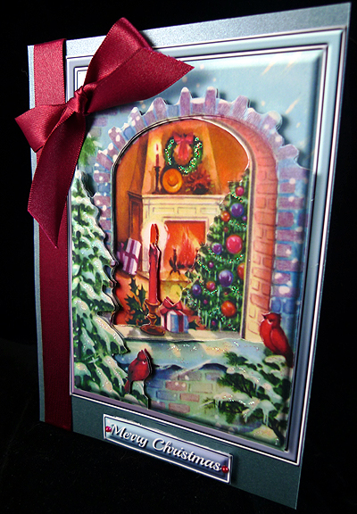 Christmas Window A5 Ink-saving Mini Kit by Peggy Stogdill