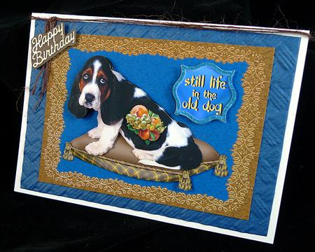 Still Life in the Old Dog - Basset Hound by Peggy Stogdill