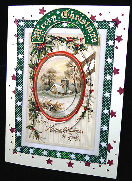 Arched Christmas Labels/ Embellishments Set 2 by Peggy Stogdill