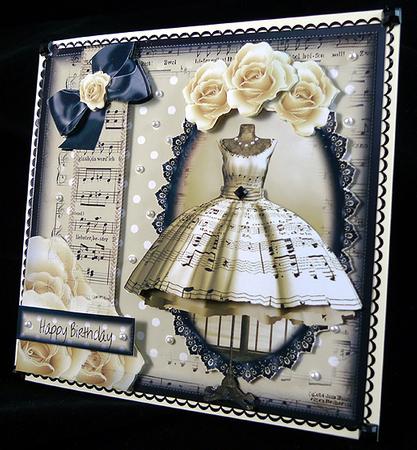 Gorgeous Polka Dots and the Music Dress Topper by Peggy Stogdill
