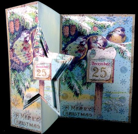 Fold Back Vintage Christmas 3 by Peggy Stogdill