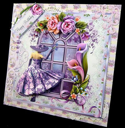 The Enchanted Garden Through the Window by Peggy Stogdill