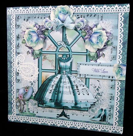 Beautiful Music Dress Garden Window by Peggy Stogdill
