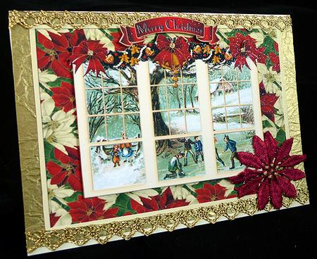 On the Pond -through the Window by Peggy Stogdill
