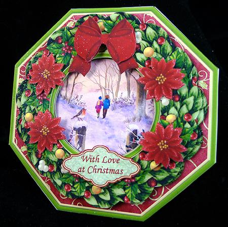 Christmas Wreath Builder Winter Walk Mini Kit by Peggy Stogdill
