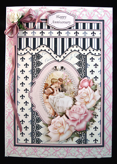 A Romantic Evening Card Topper & Decoupage by Peggy Stogdill