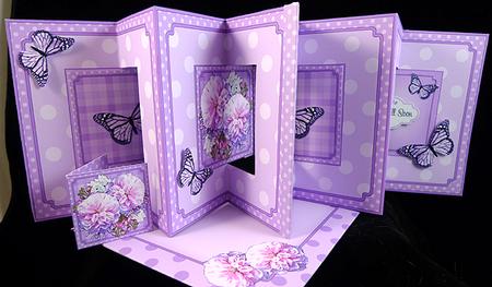 3D Butterfly Bouquet Accordion Swing Card by Peggy Stogdill