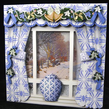 Window Dressing - a Winter's Day by Peggy Stogdill