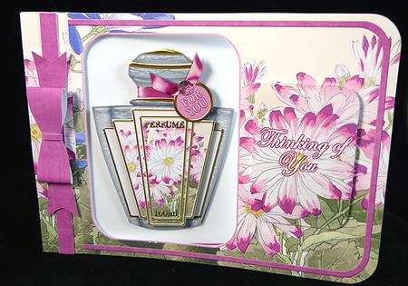 Pink Daisy Perfume 7x5inch Aperture Card Mini Kit by Peggy Stogdill