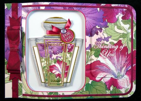 Petunia Mix Matching Floral Perfume Mixed Sentiment Cards by Peggy Stogdill