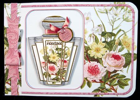 Floral Bouquet1 Perfume 7x5inch Aperture Card Mini Kit by Peggy Stogdill