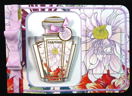 White Dahlia Matching Floral Perfume Mixed Sentiment Cards by Peggy Stogdill