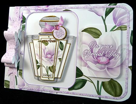 Lilac Magnolia Perfume 7x5inch Aperture Card Mini Kit by Peggy Stogdill