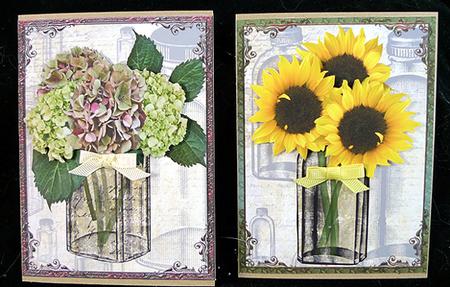 Floral Bottles by Peggy Stogdill