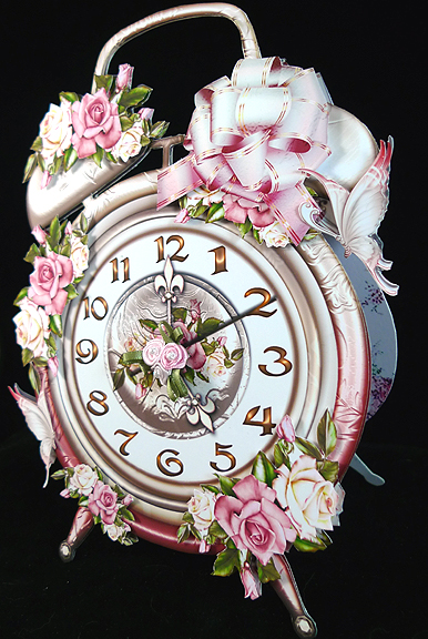 Beautiful Vintage Clock by Peggy Stogdill