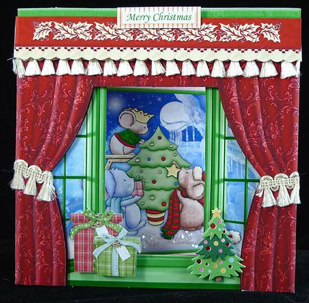 Reach for the Star Window Aperture 8x8 Mini Kit by Peggy Stogdill
